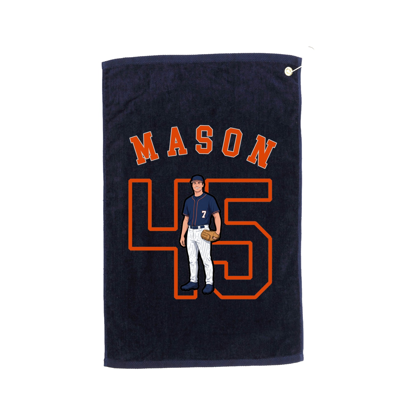 Golf Towel — Shirsey Arch in Navy