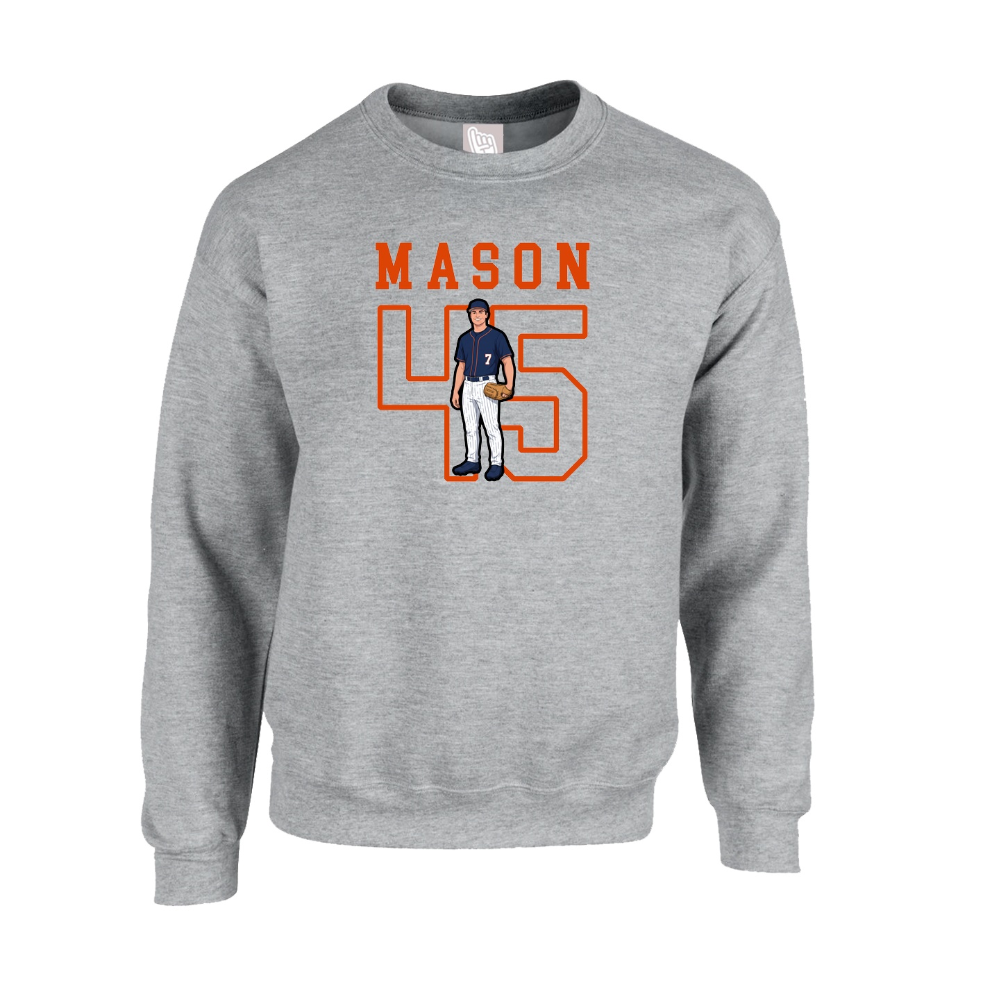 Fleece Crew — Shirsey in Grey