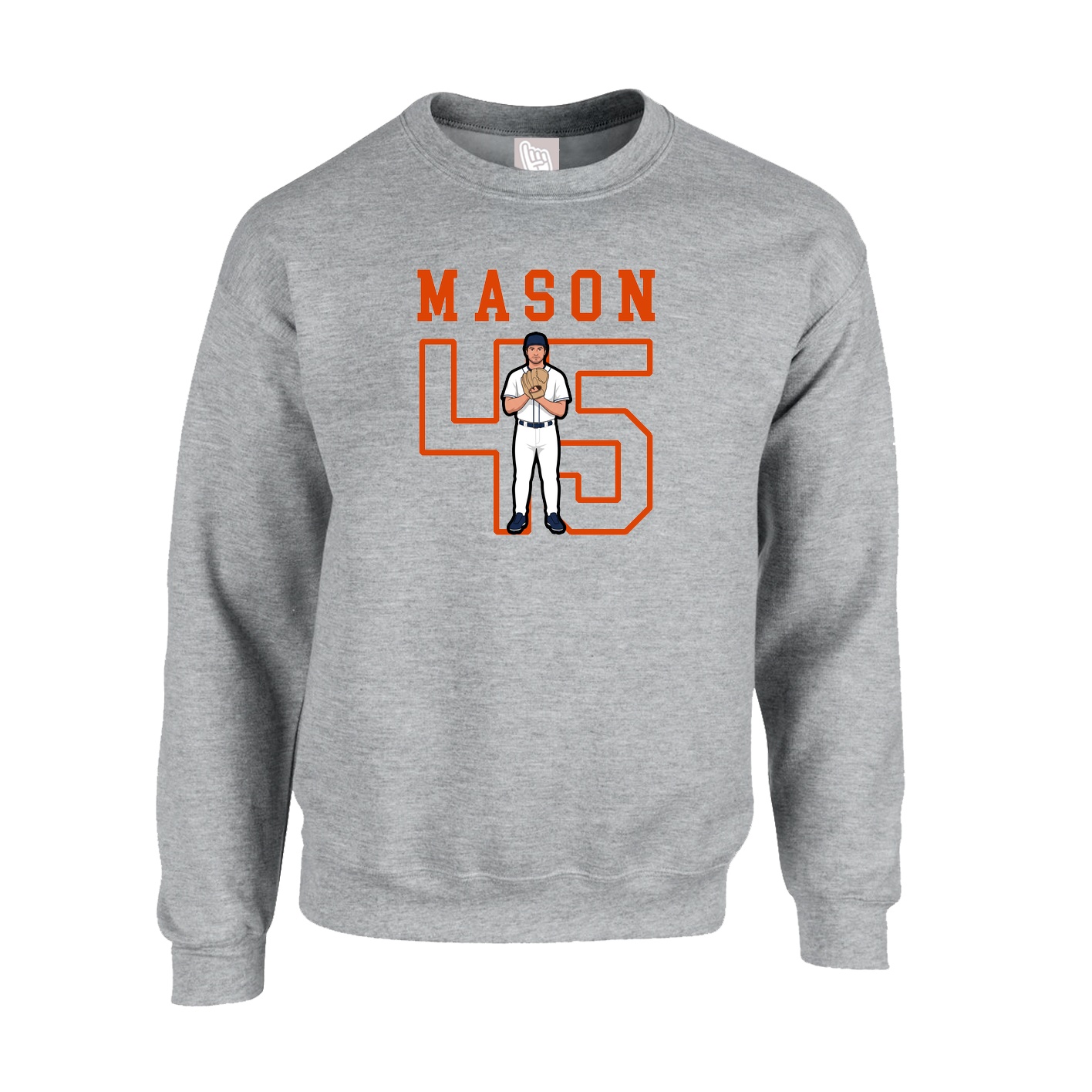 Fleece Crew — Shirsey in Grey