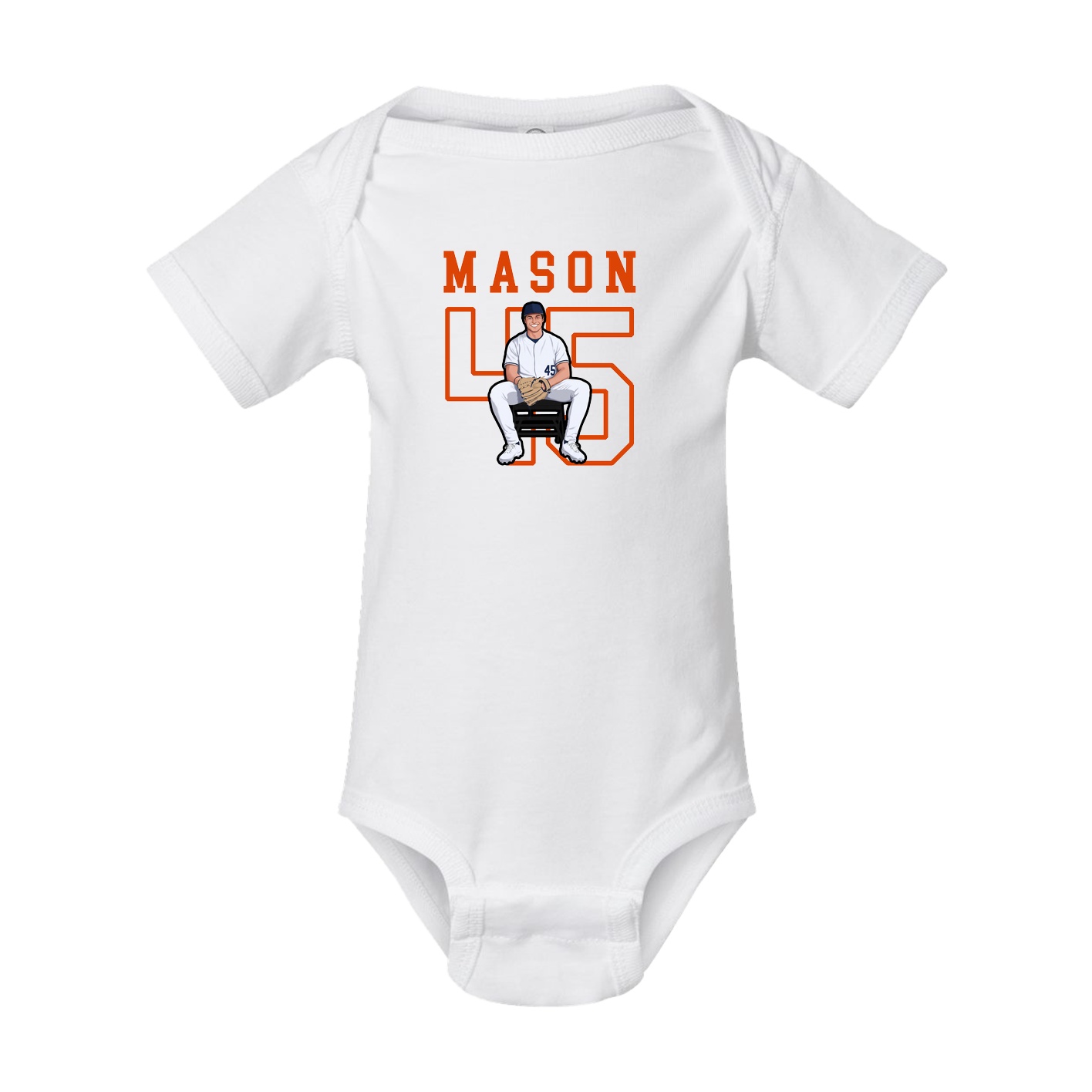 Baby Onesie — Shirsey in White