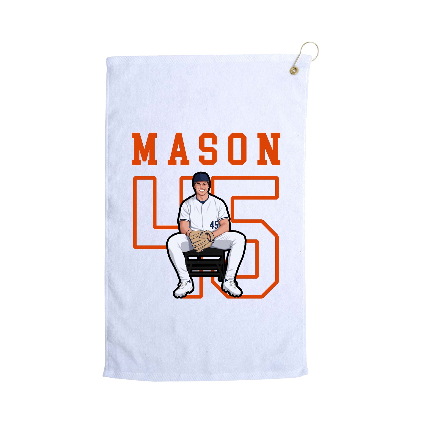 Golf Towel — Shirsey in White