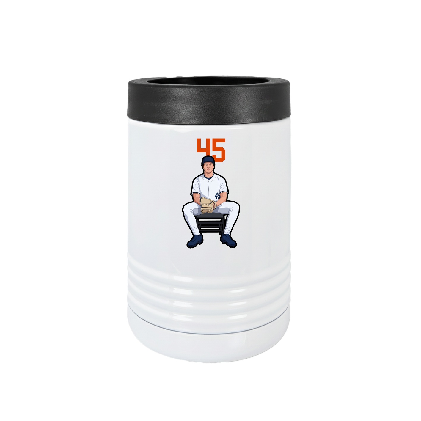 Beverage Holder — Number Top in White