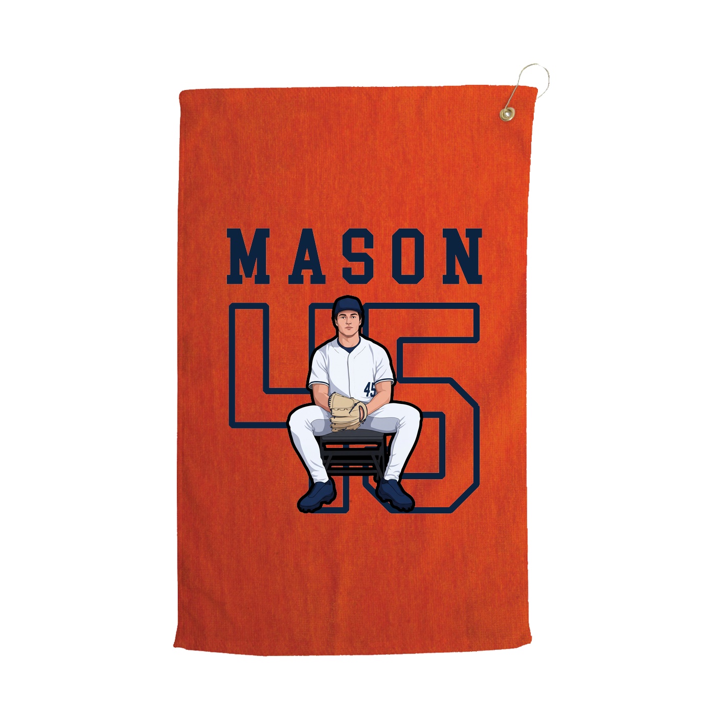 Golf Towel — Shirsey in Orange