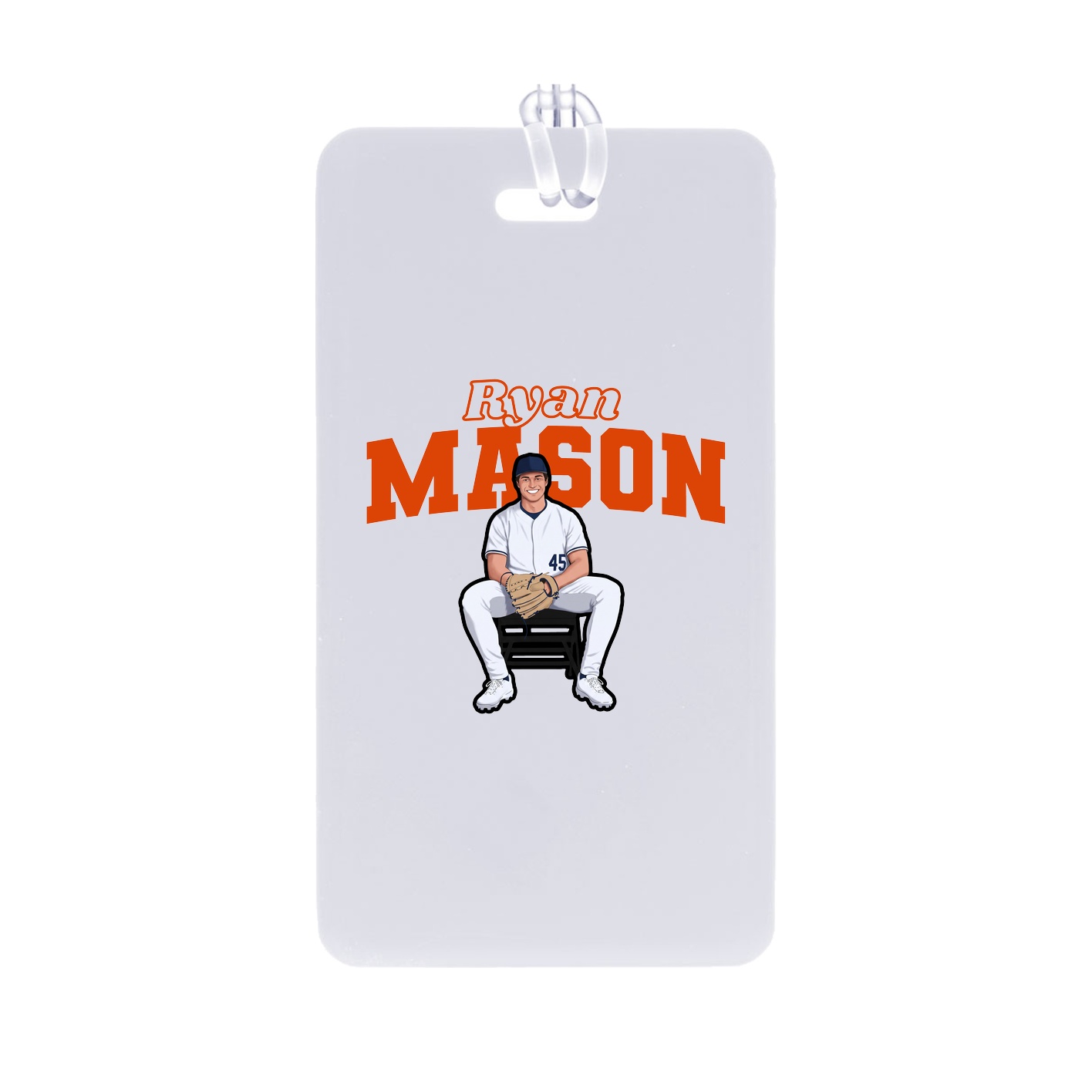 Bag Tag — Name Arch in Classic