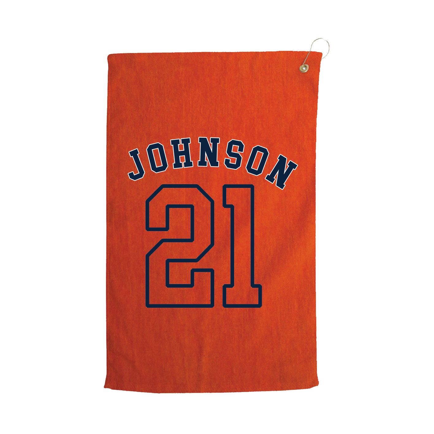 Golf Towel — Shirsey Arch in Orange