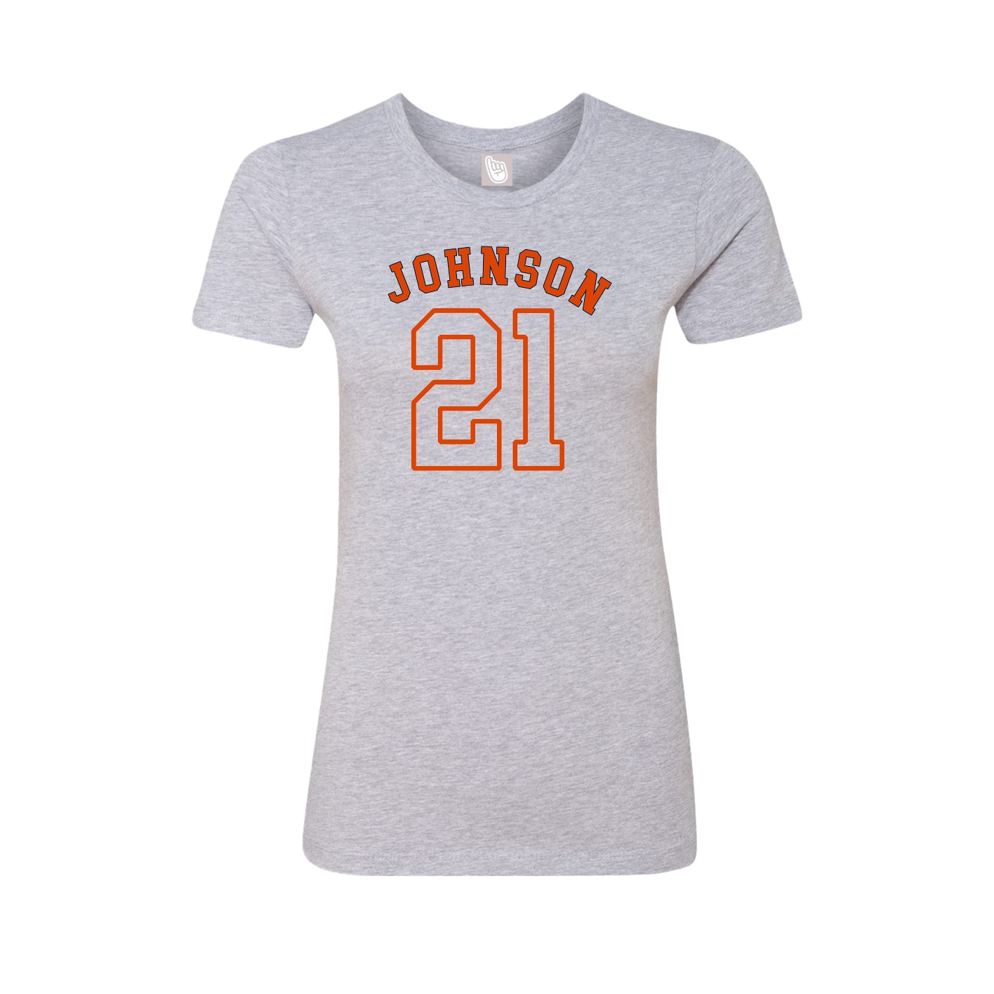 Fitted Women's Tee — Shirsey Arch in Grey