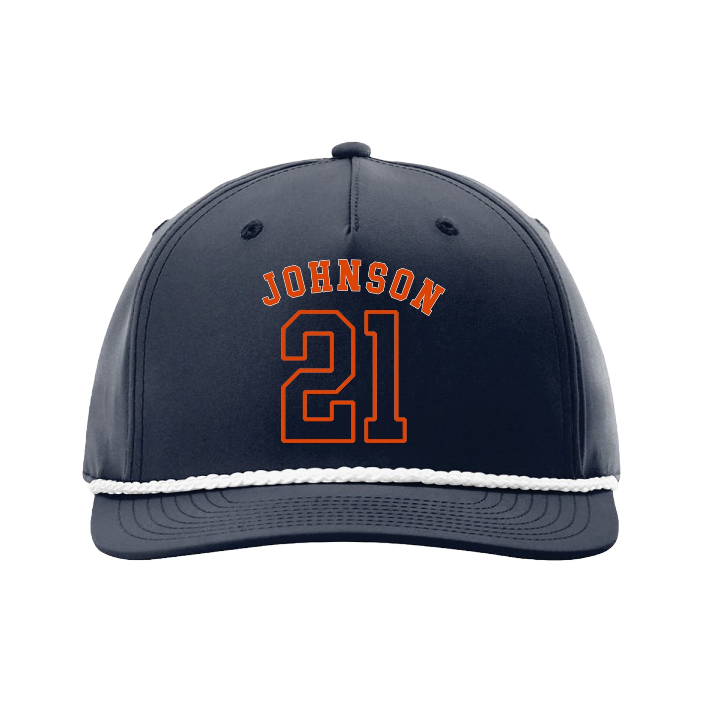 Five-Panel Classic Rope Cap — Shirsey Arch in Navy