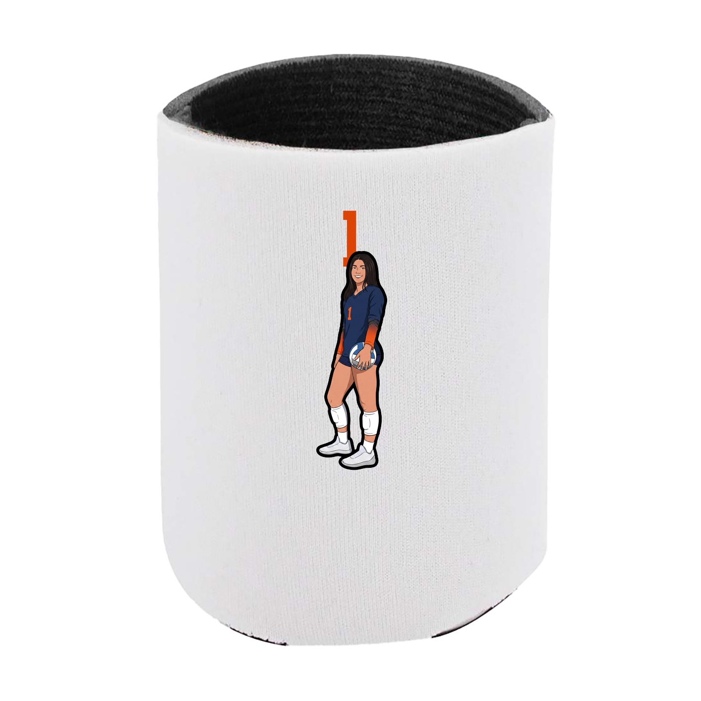 Can Holder — Number Top in White