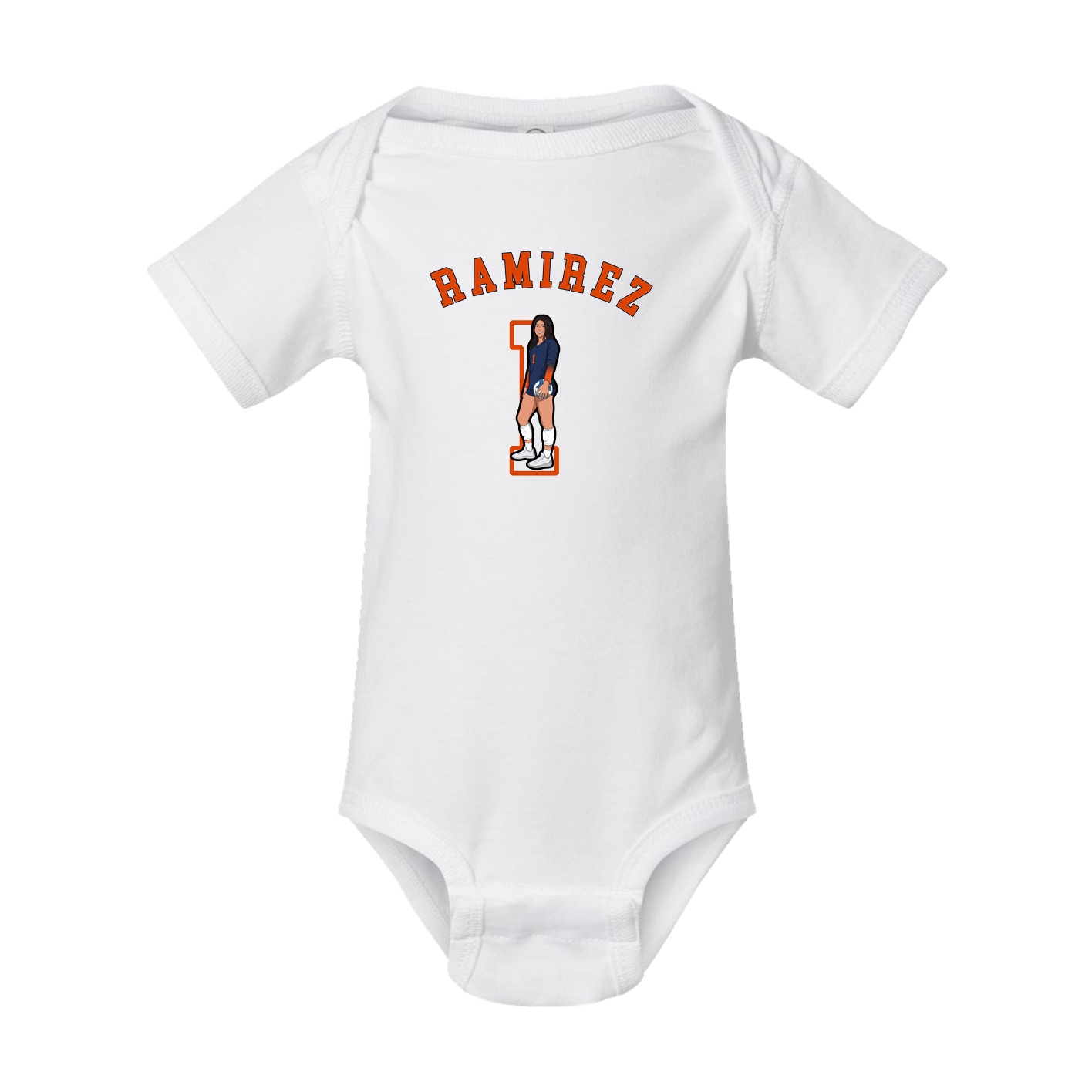 Baby Onesie — Shirsey Arch in White