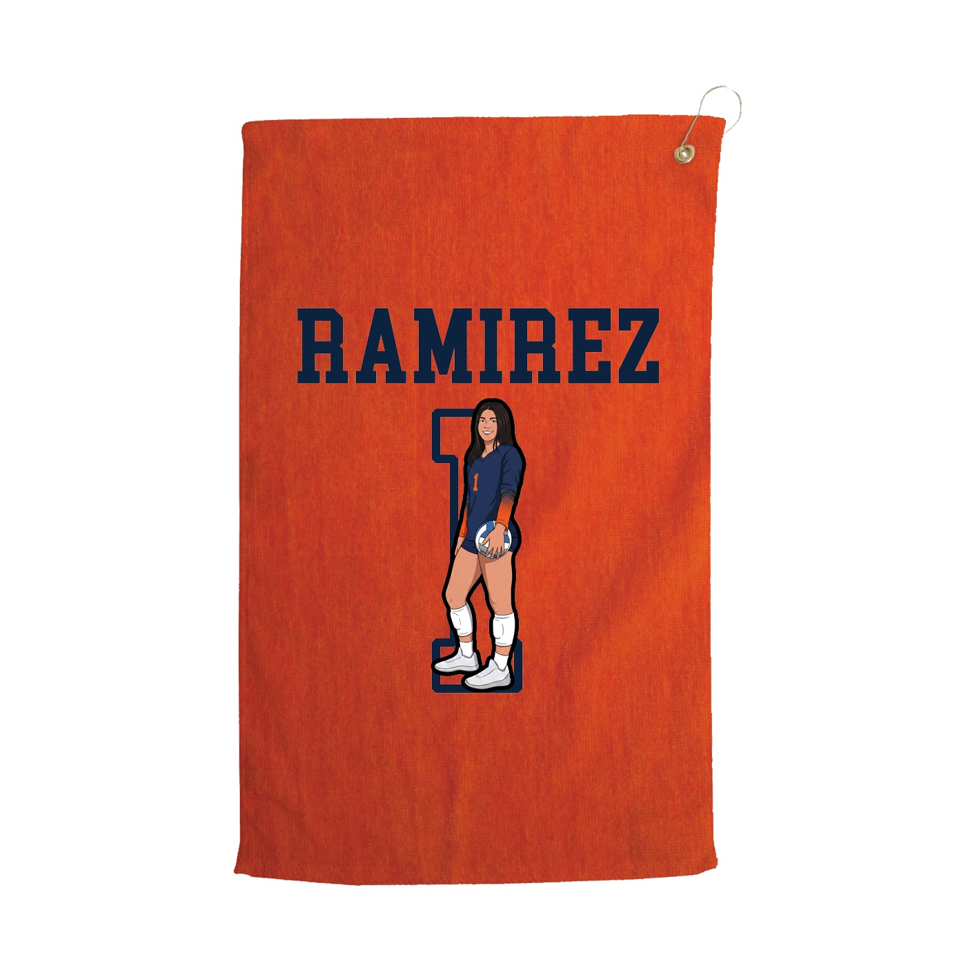 Golf Towel — Shirsey in Orange