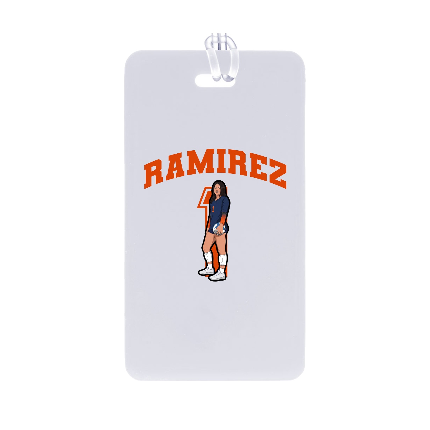 Bag Tag — Number in Classic