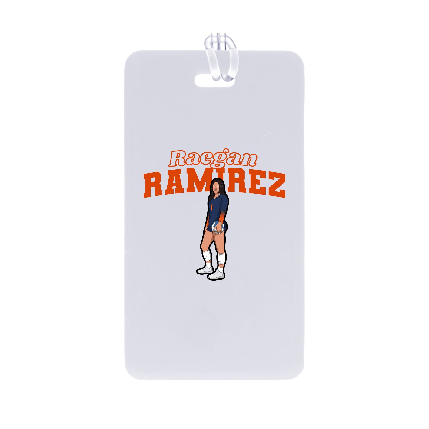 Bag Tag — Name Arch in Classic