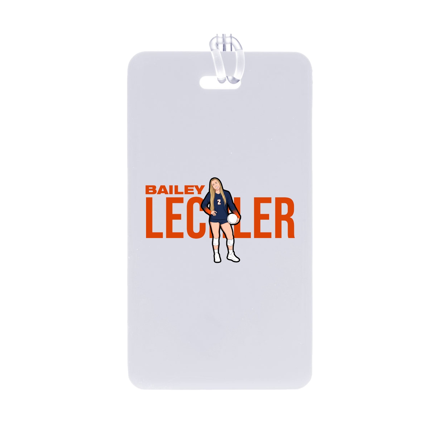 Bag Tag — Player Name in Classic