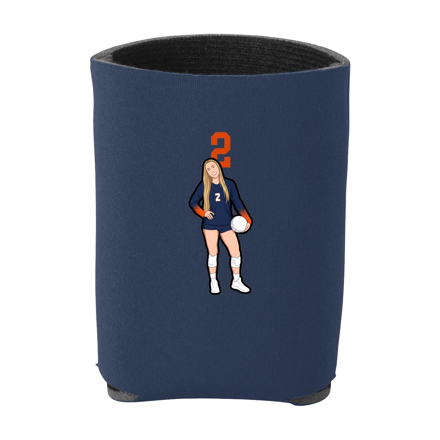Can Holder — Number Top in Navy