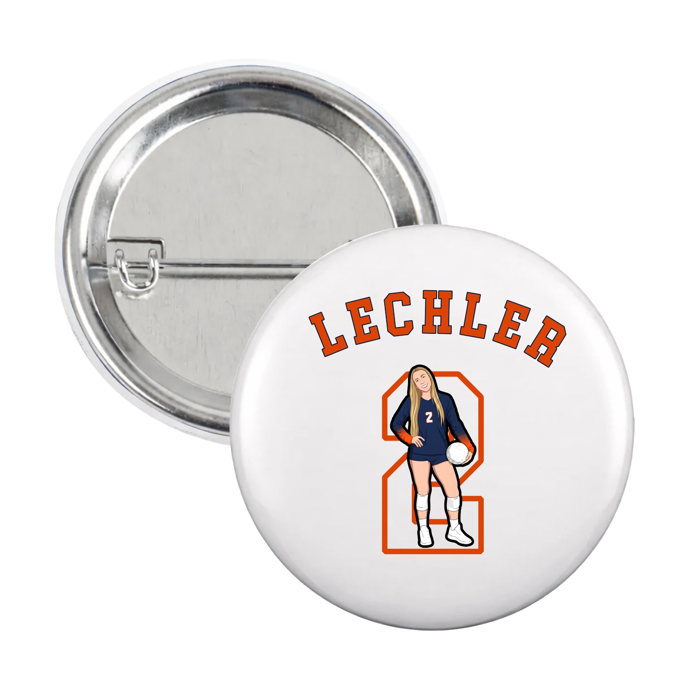 Game Day Button — Shirsey Arch in White