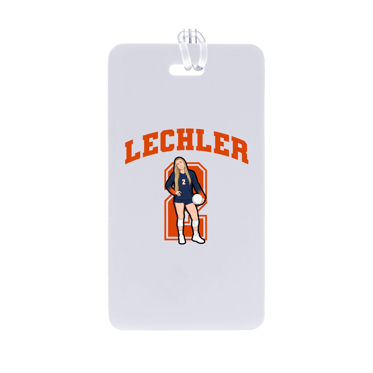 Bag Tag — Number in Classic