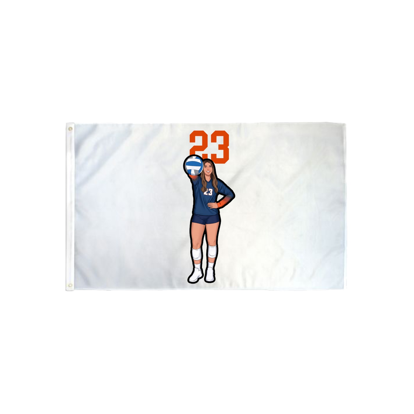 3x5 Flag — Number Top in Classic