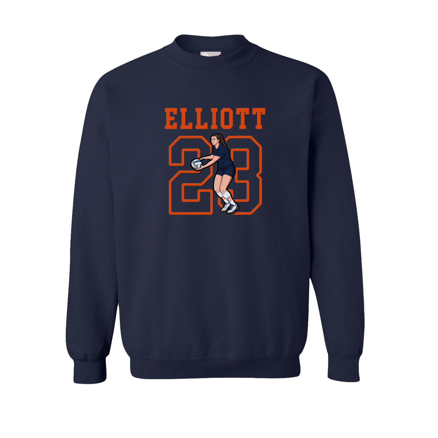 Fleece Crew — Shirsey in Navy