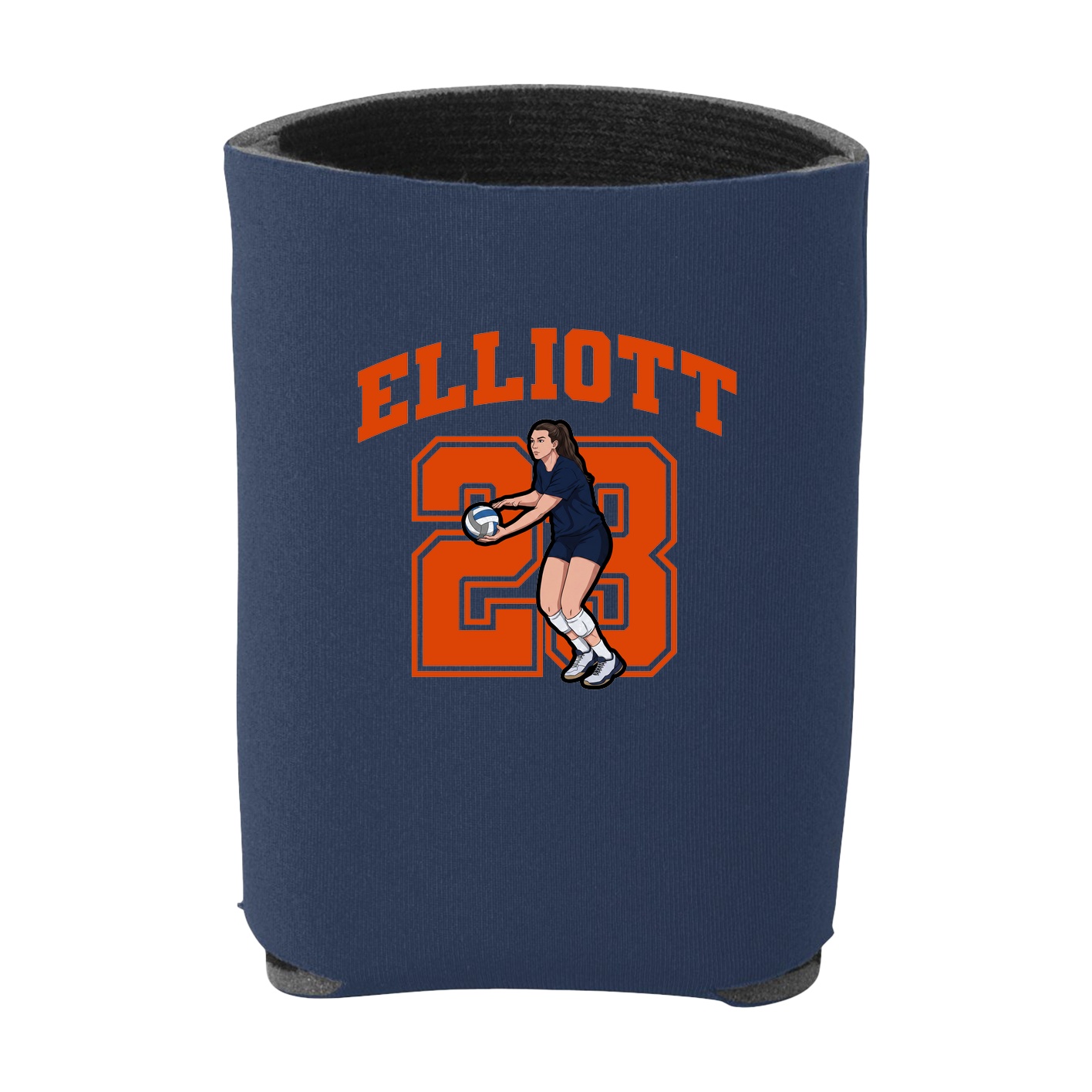 Can Holder — Number in Navy