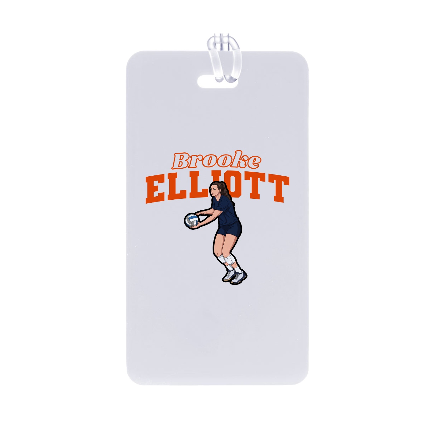 Bag Tag — Name Arch in Classic