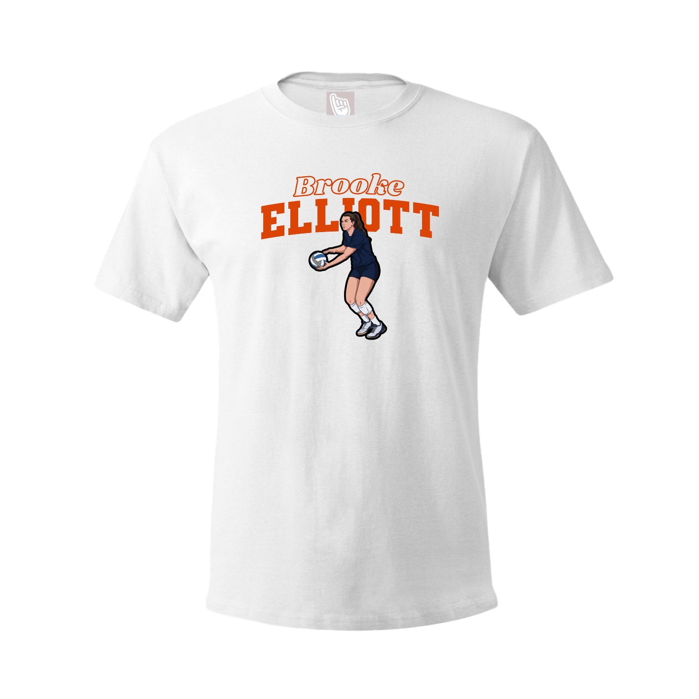 Tee — Name Arch in White