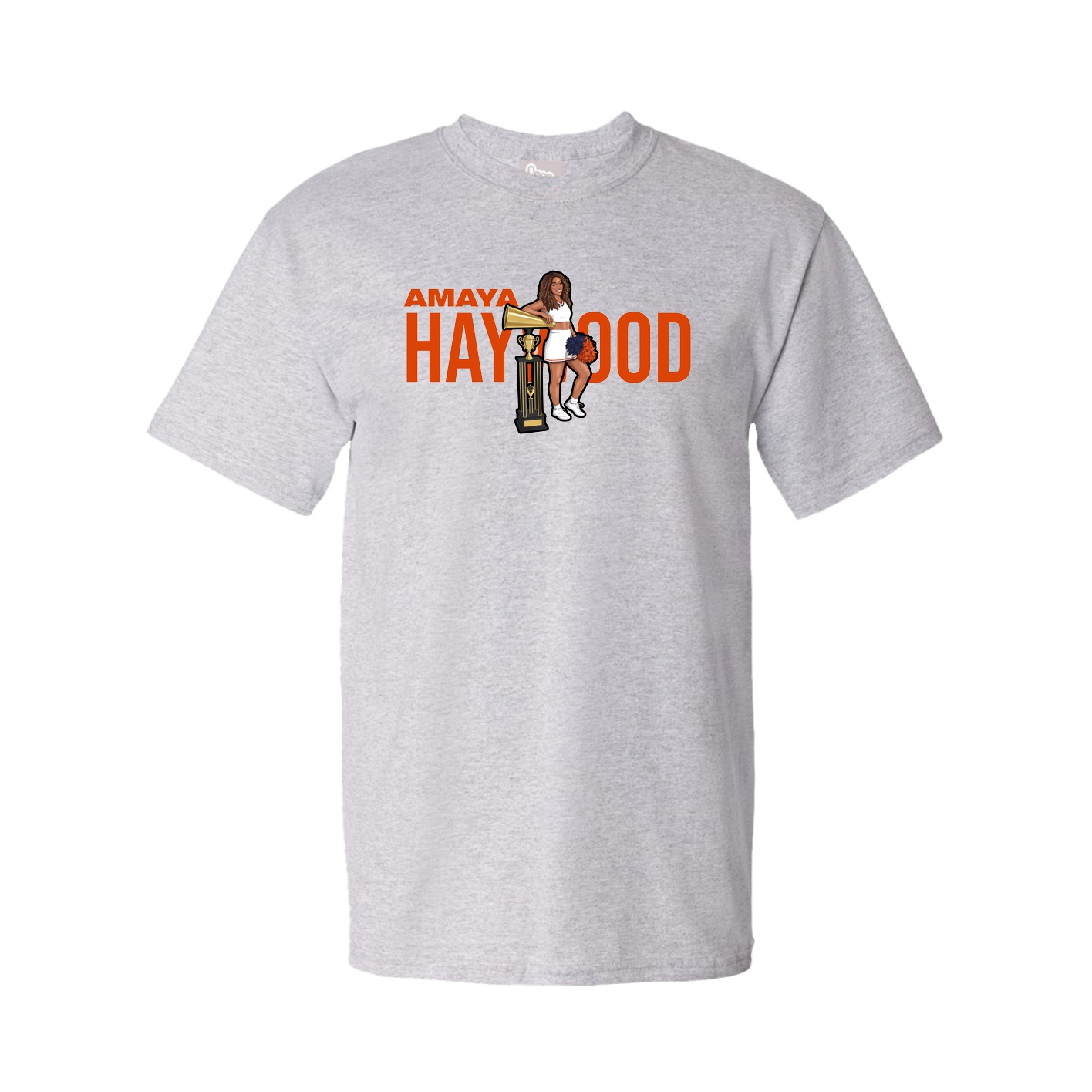 Youth Tee — Player Name in Grey