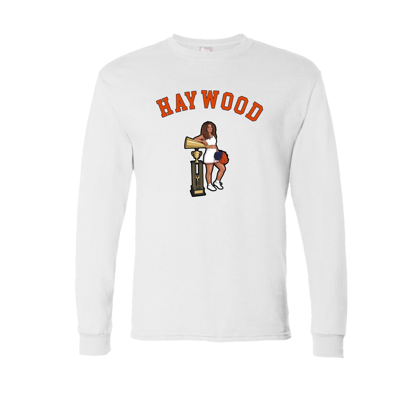 Long Sleeve Tee — Shirsey Arch in White