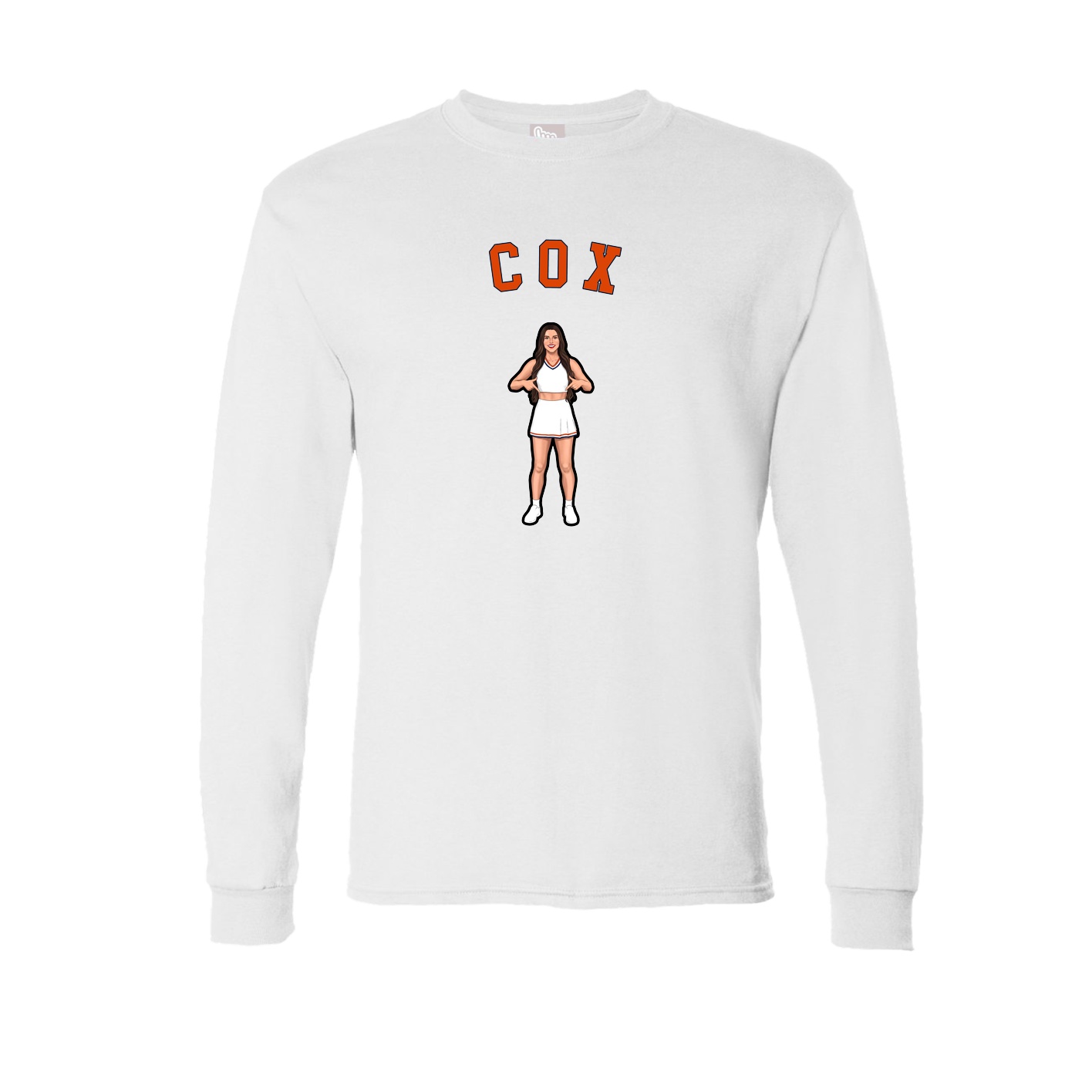 Long Sleeve Tee — Shirsey Arch in White
