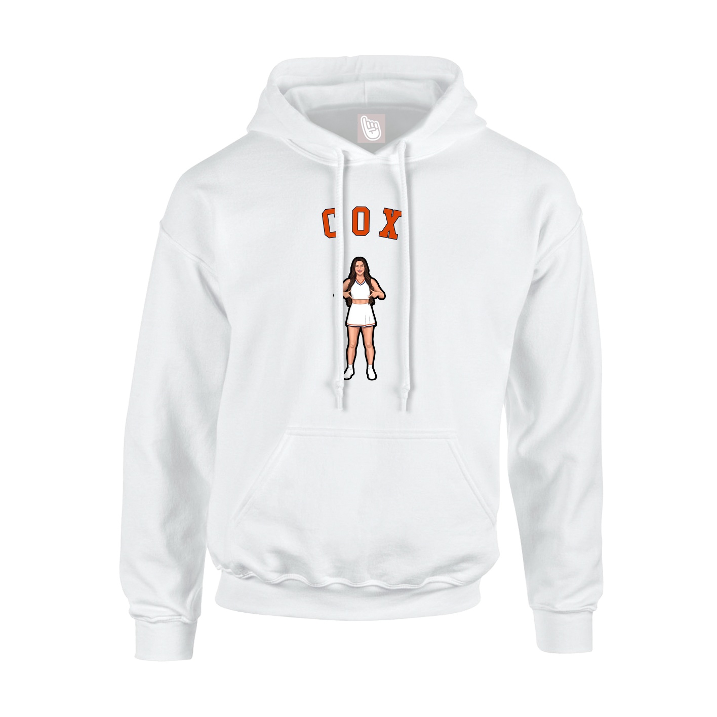 Hoodie — Shirsey Arch in White
