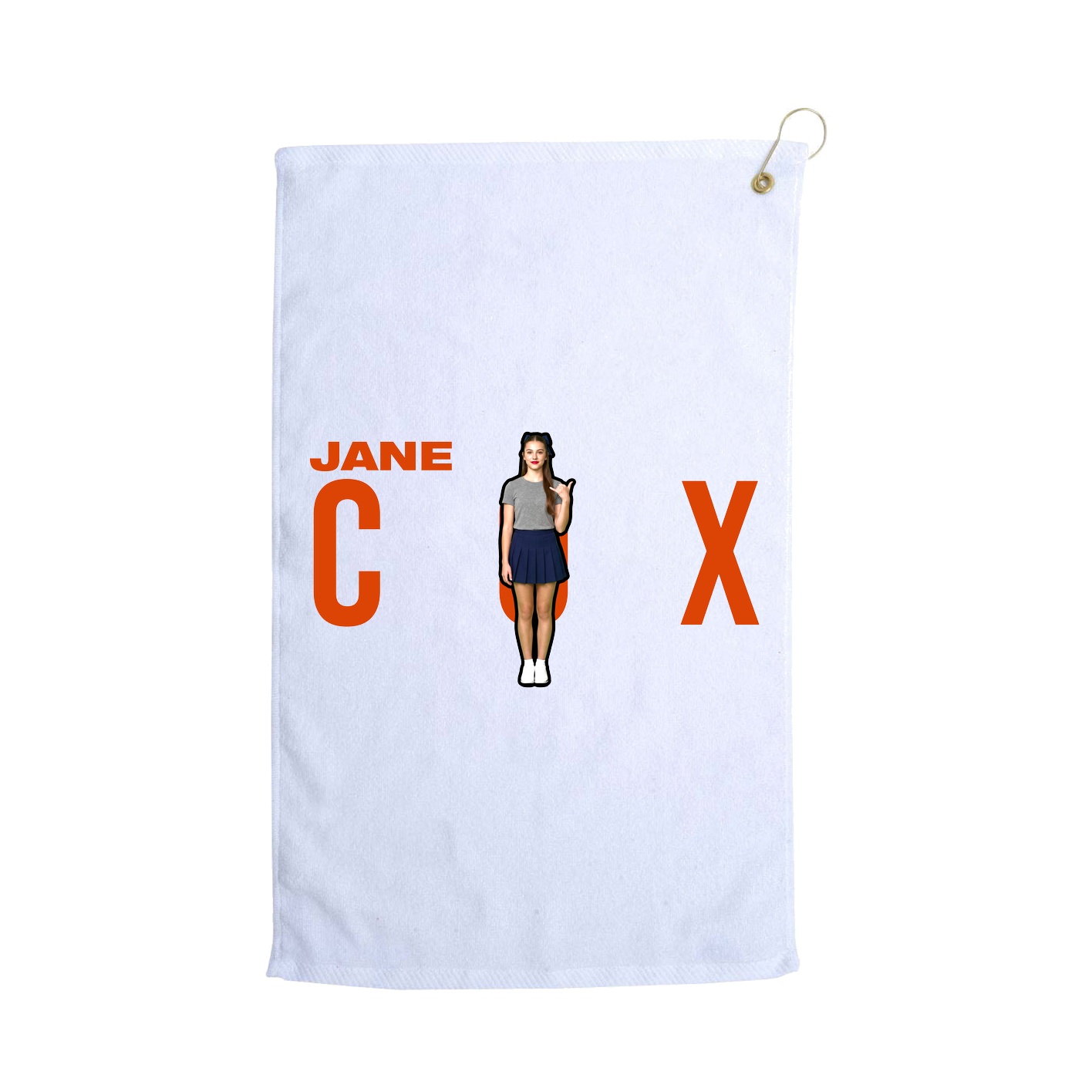 Golf Towel — Player Name in White