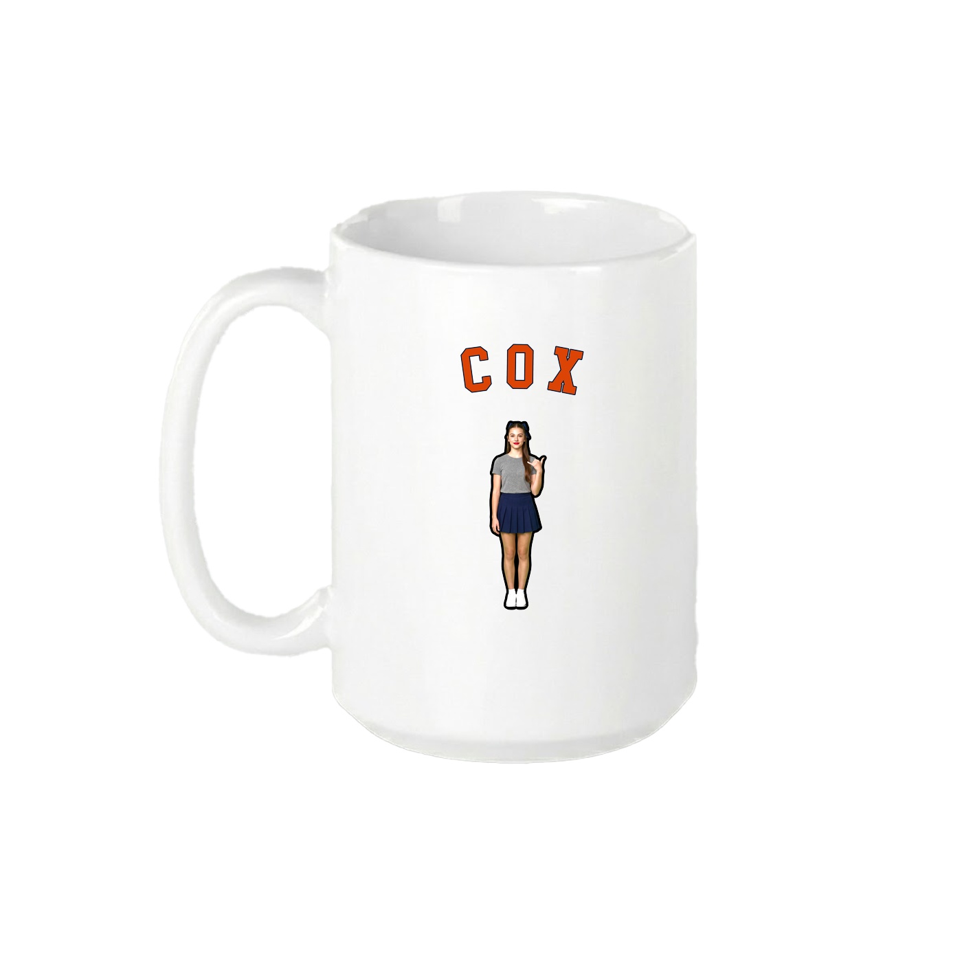 15oz Coffee Mug — Shirsey Arch in White