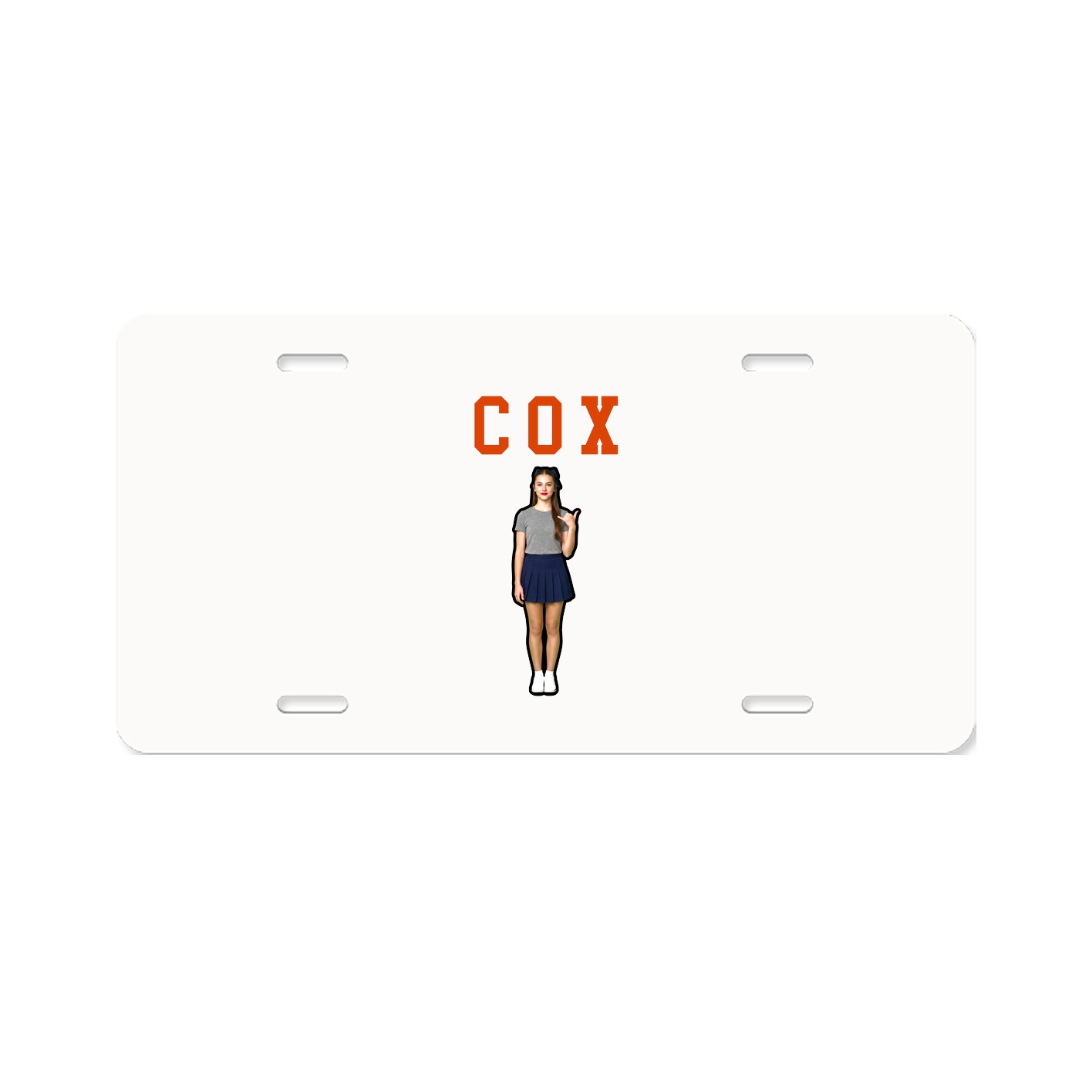 License Plate — Shirsey in Classic