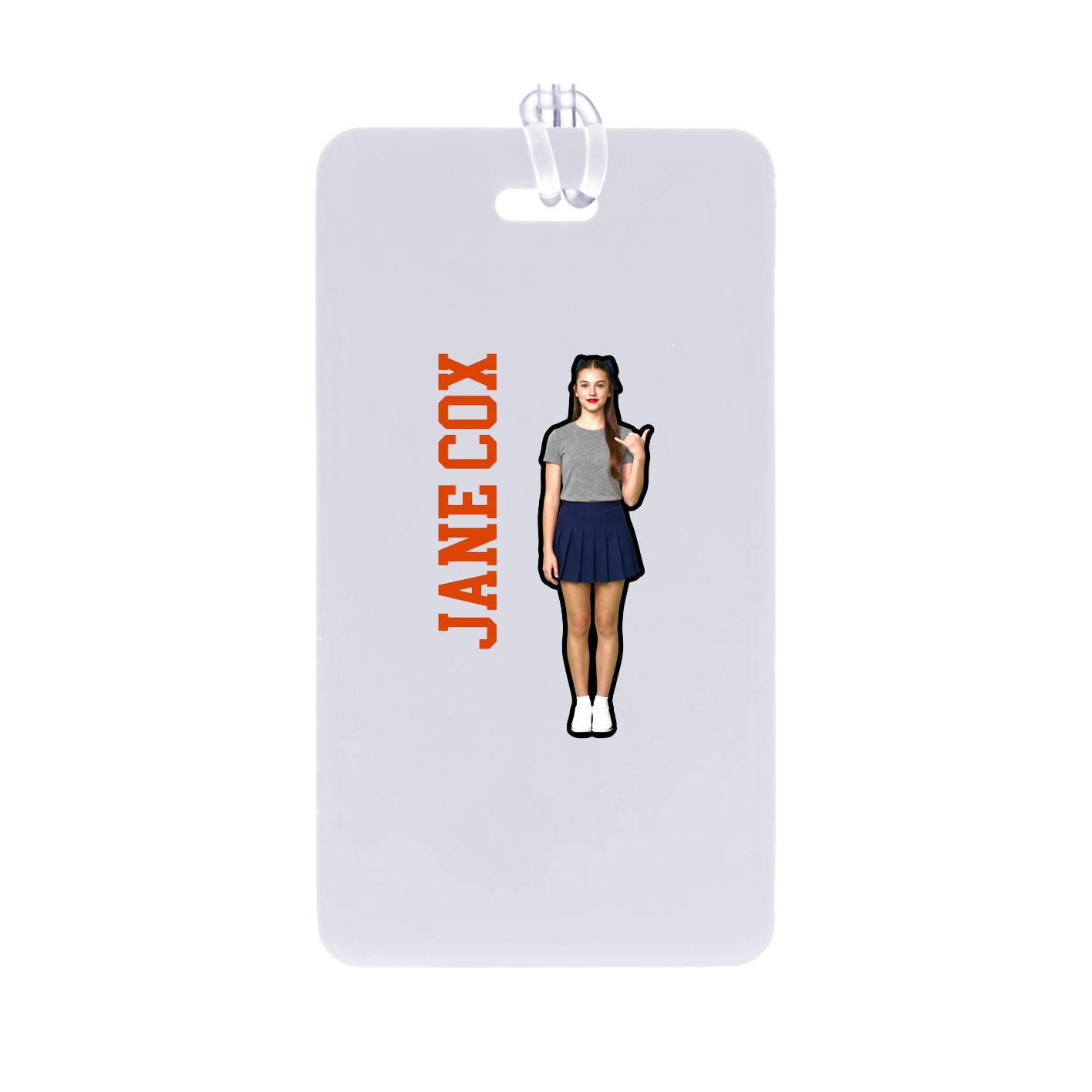 Bag Tag — Name Vertical in Classic