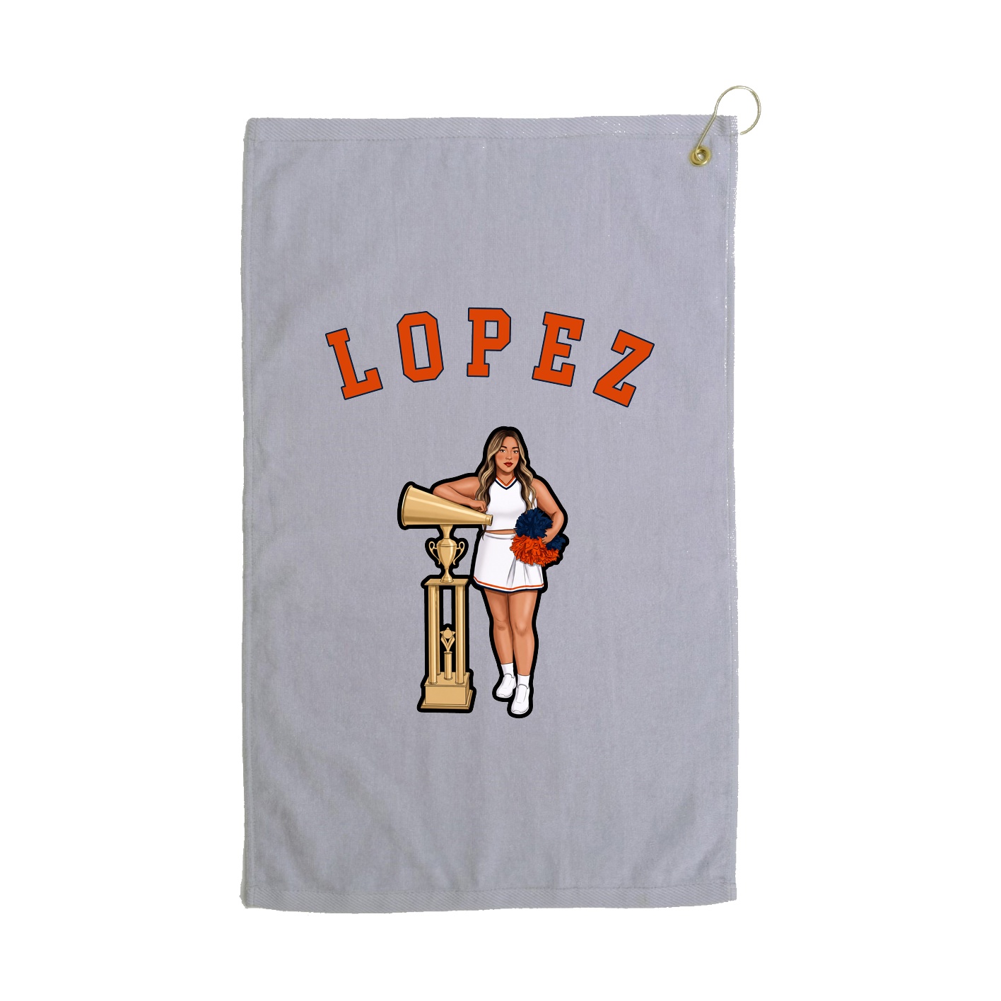 Golf Towel — Shirsey Arch in Grey