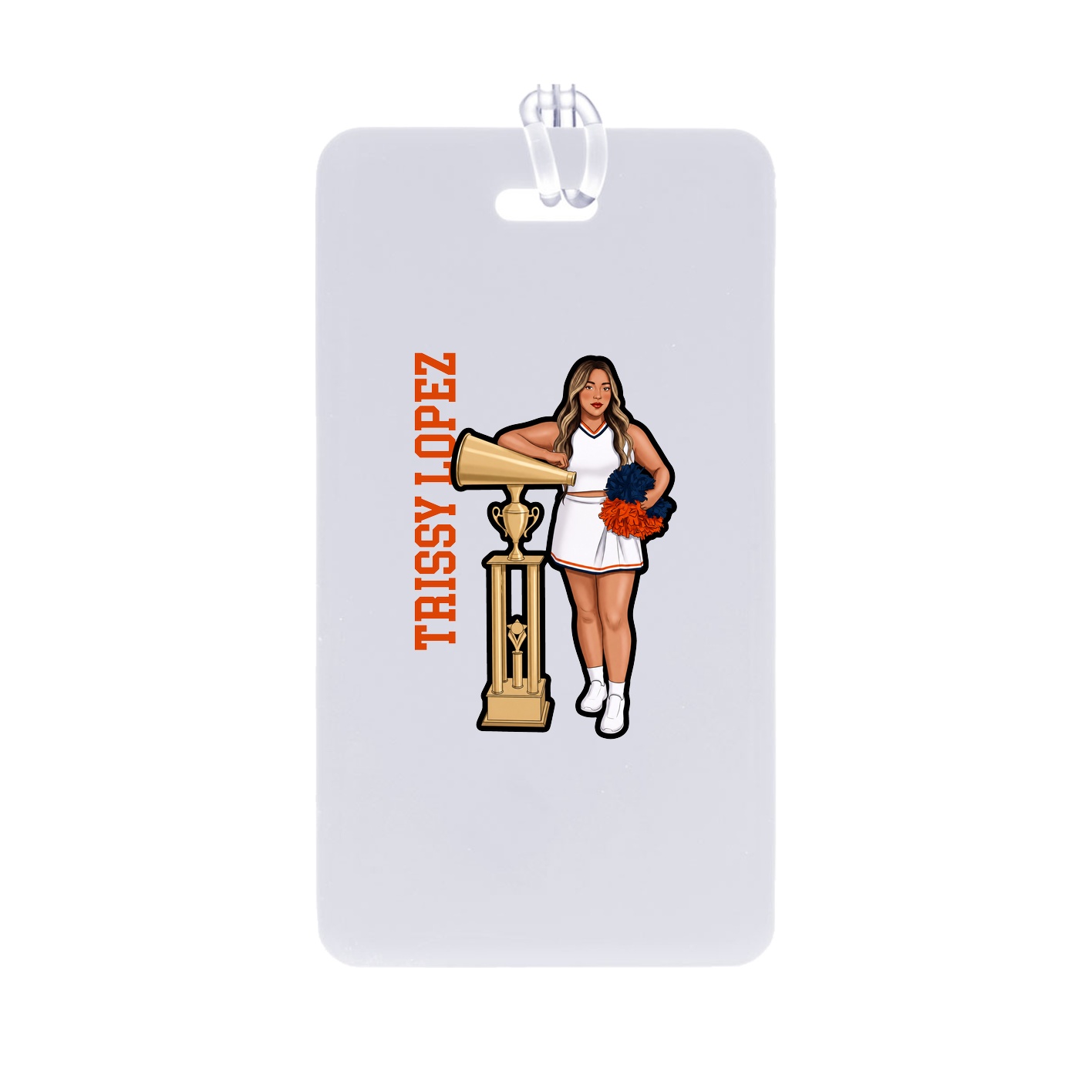 Bag Tag — Name Vertical in Classic