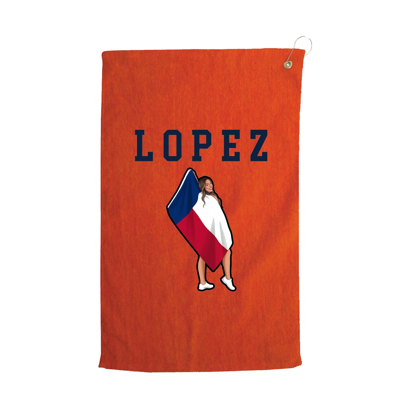 Golf Towel — Shirsey in Orange