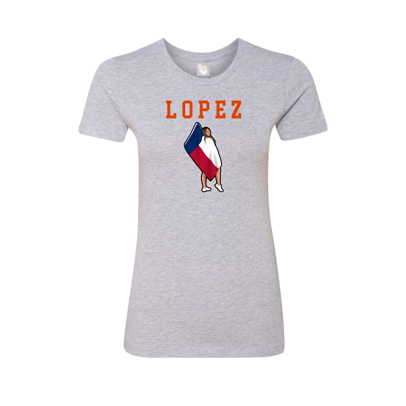 Fitted Women's Tee — Shirsey in Grey
