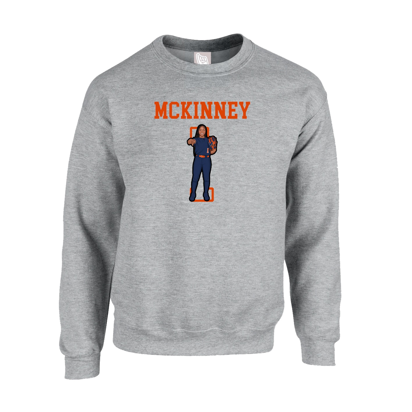 Fleece Crew — Shirsey in Grey