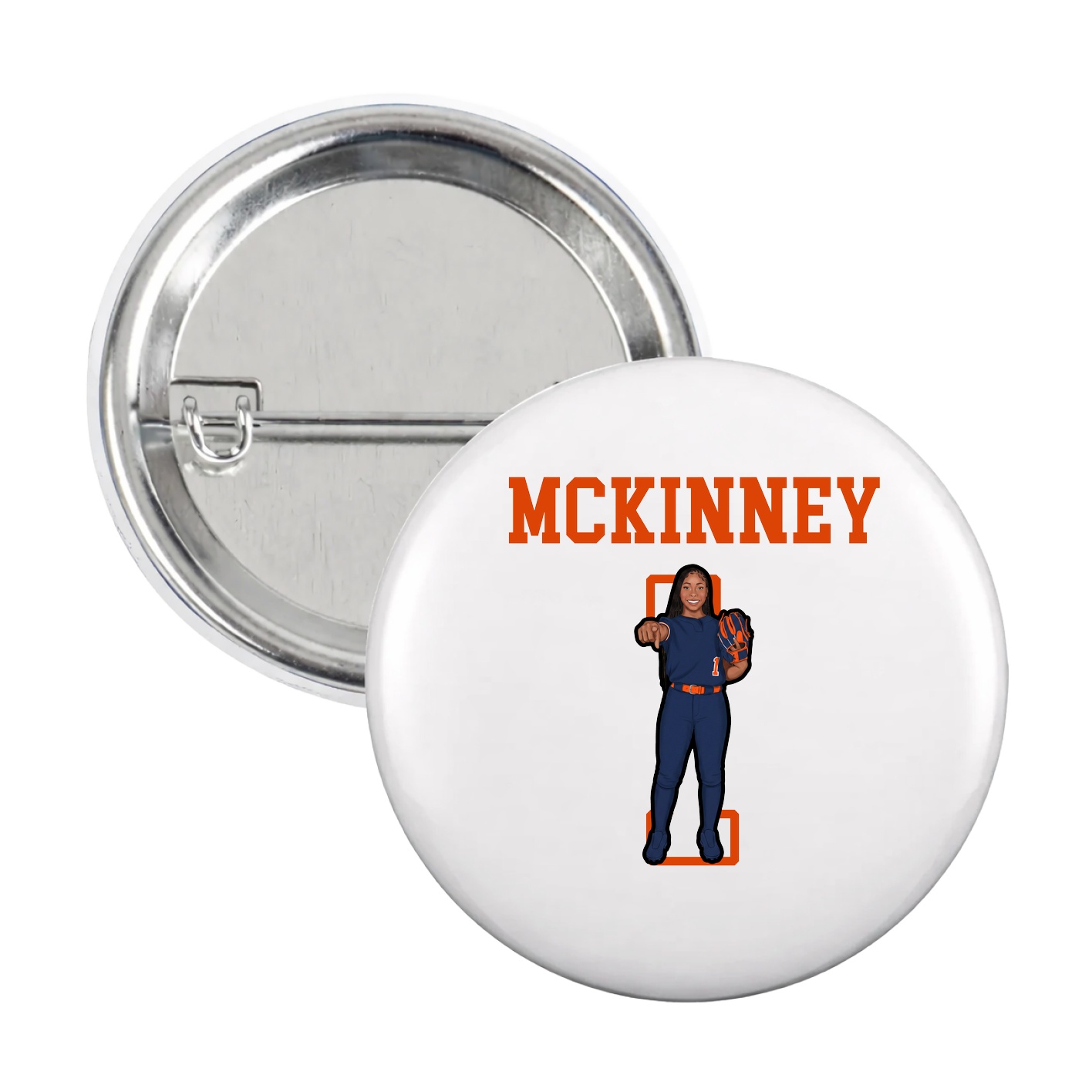 Game Day Button — Shirsey in White