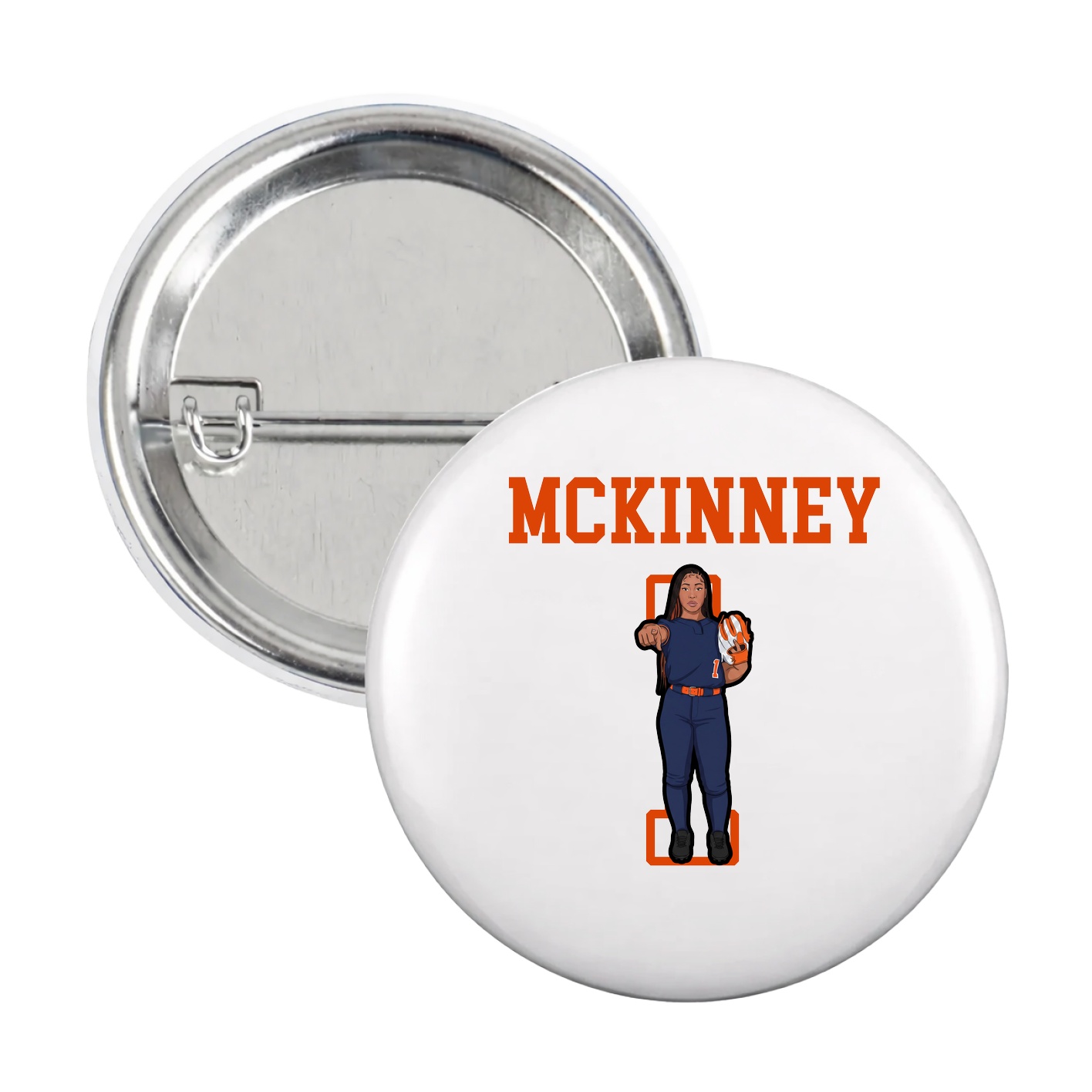 Game Day Button — Shirsey in White