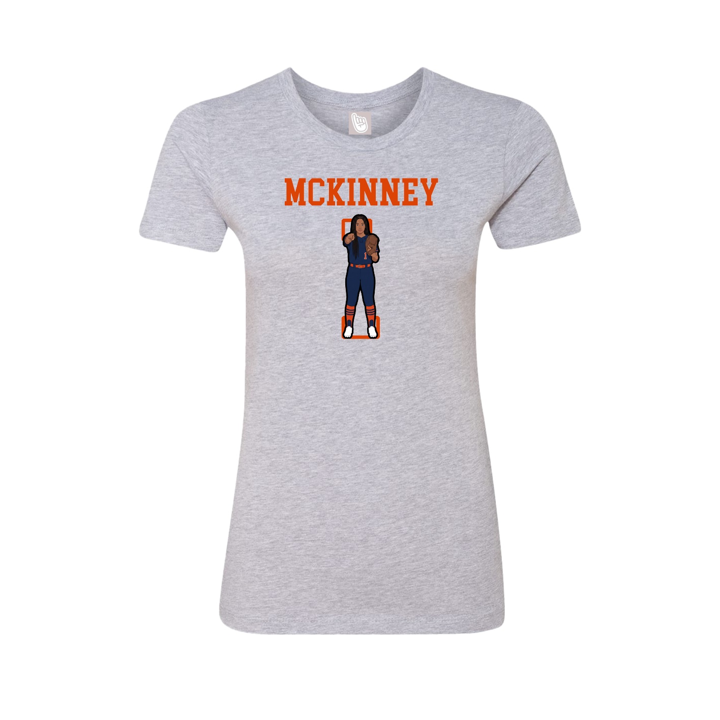 Fitted Women's Tee — Shirsey in Grey