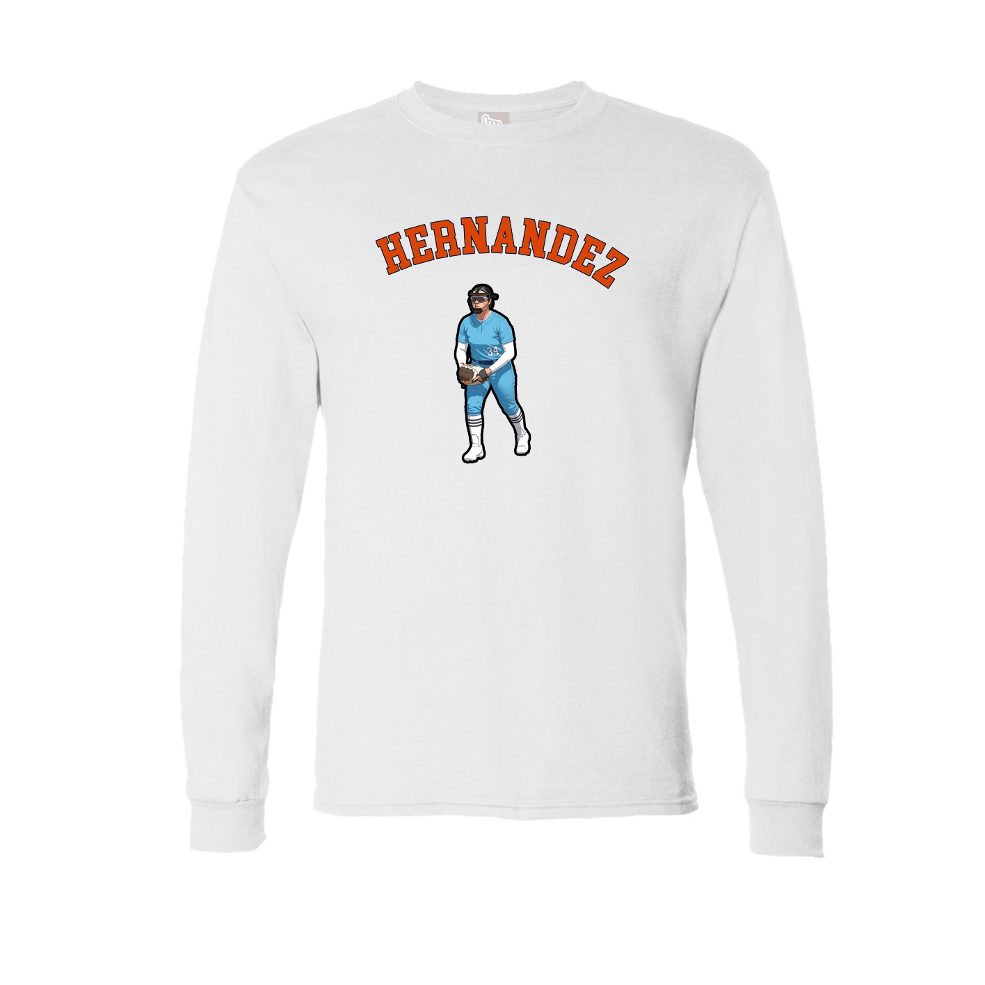 Long Sleeve Tee — Shirsey Arch in White