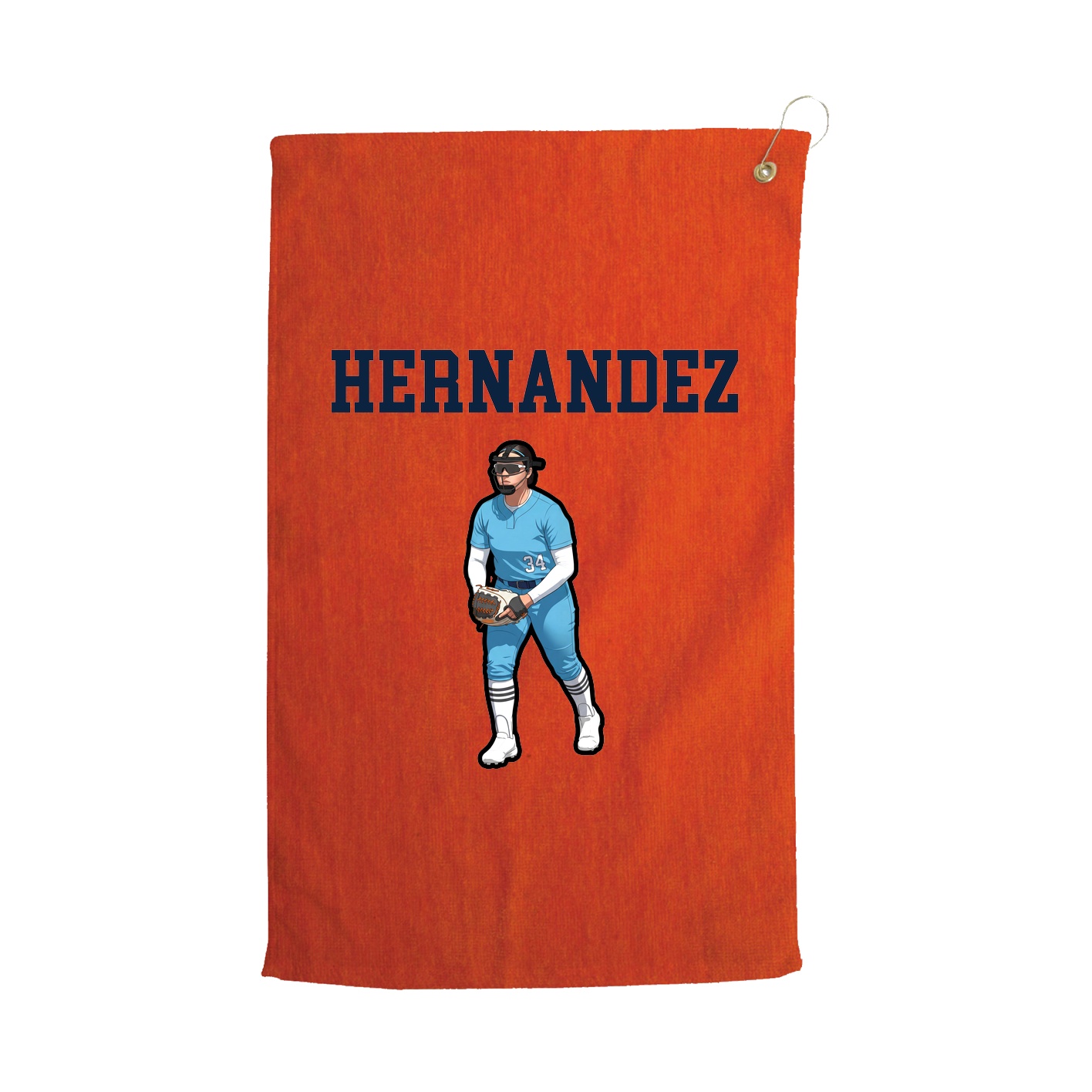 Golf Towel — Shirsey in Orange