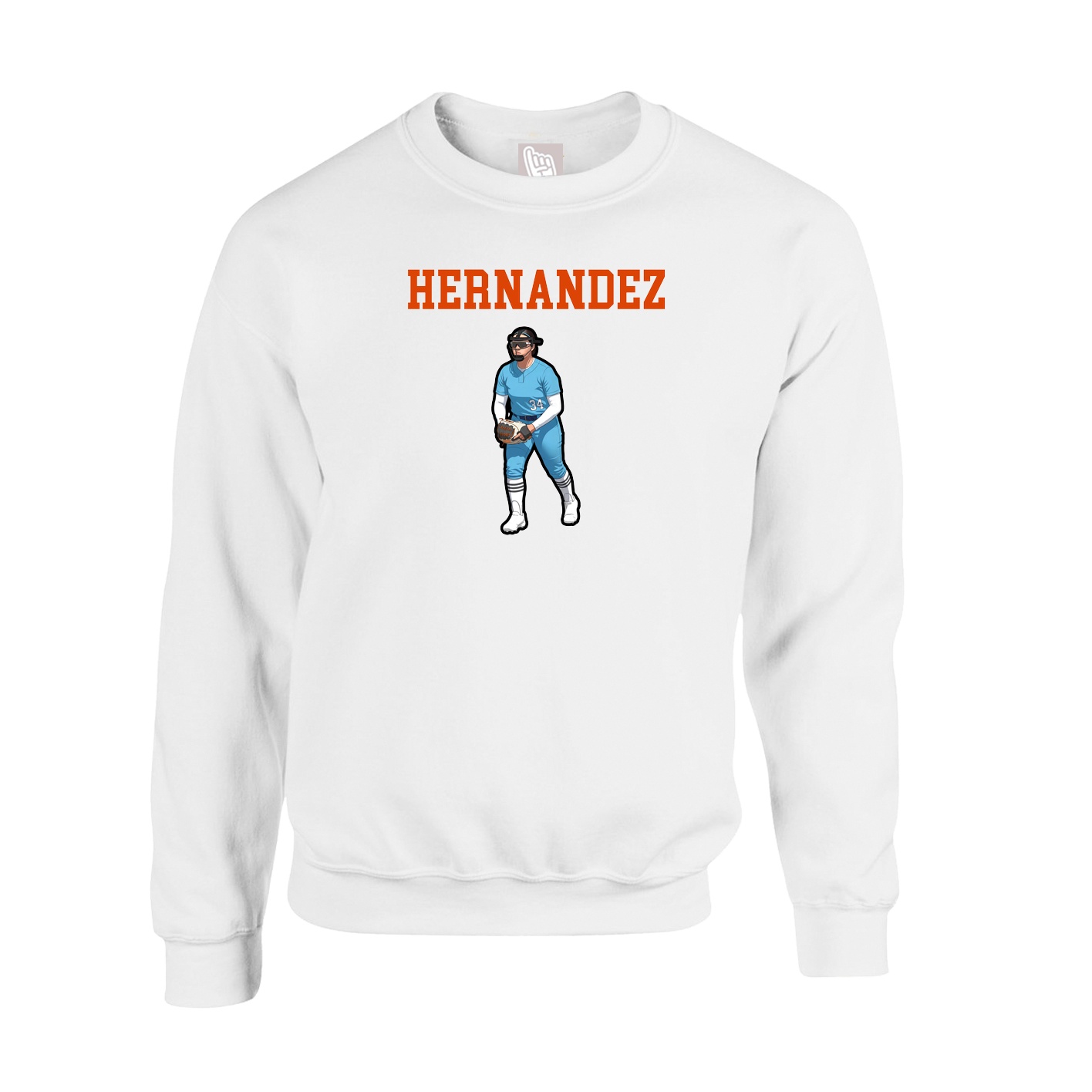 Fleece Crew — Shirsey in White