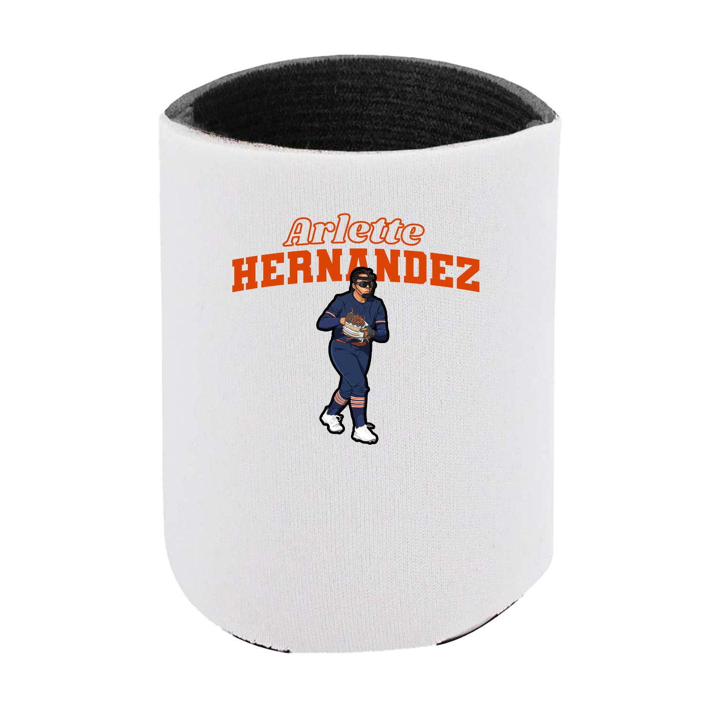 Can Holder — Name Arch in White