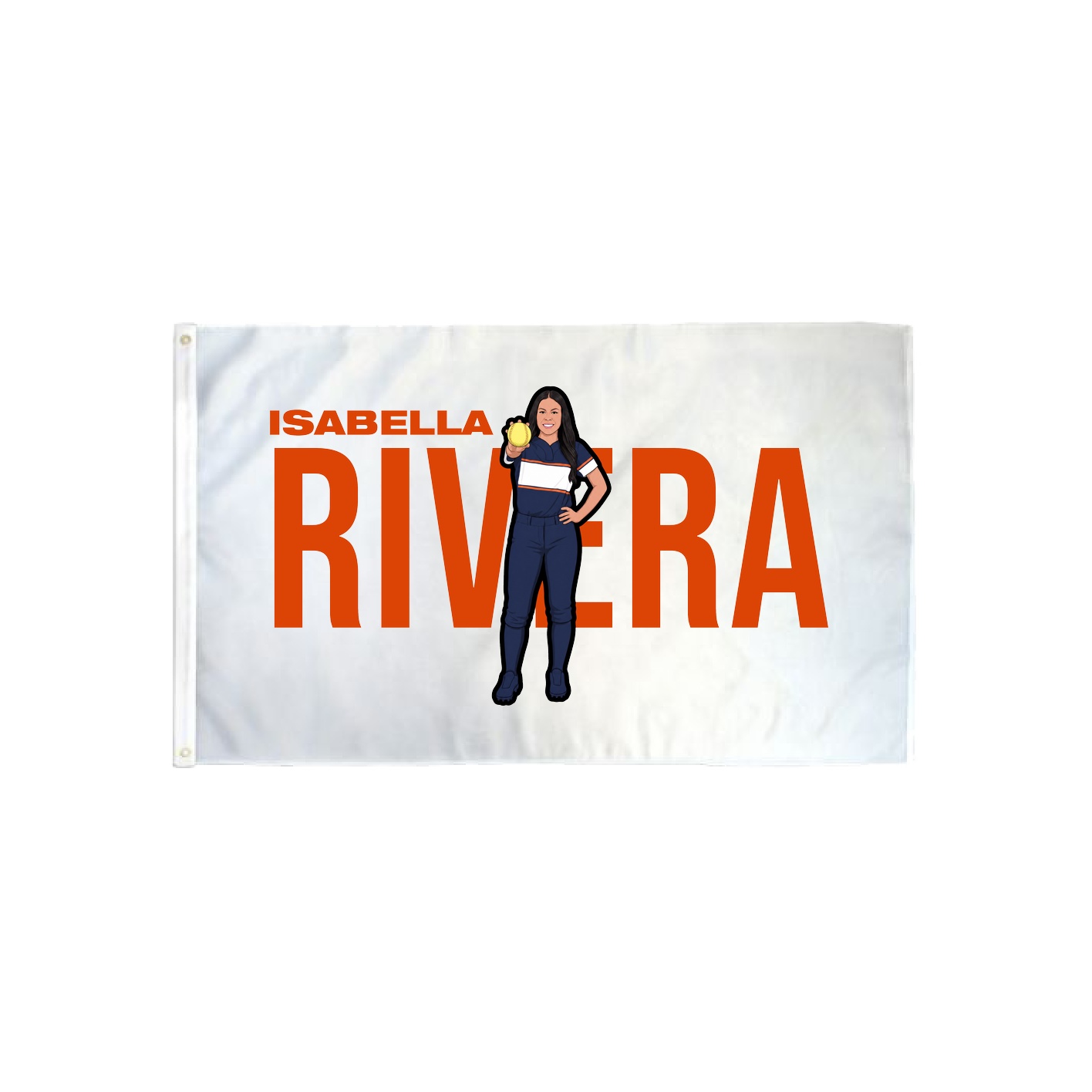 3x5 Flag — Player Name in Classic