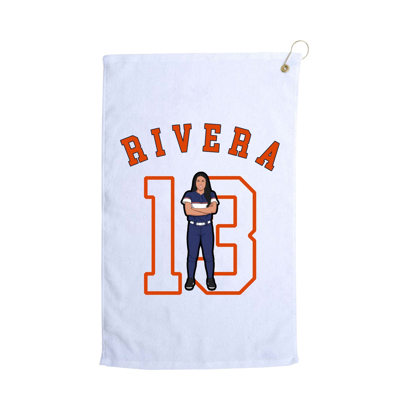 Golf Towel — Shirsey Arch in White