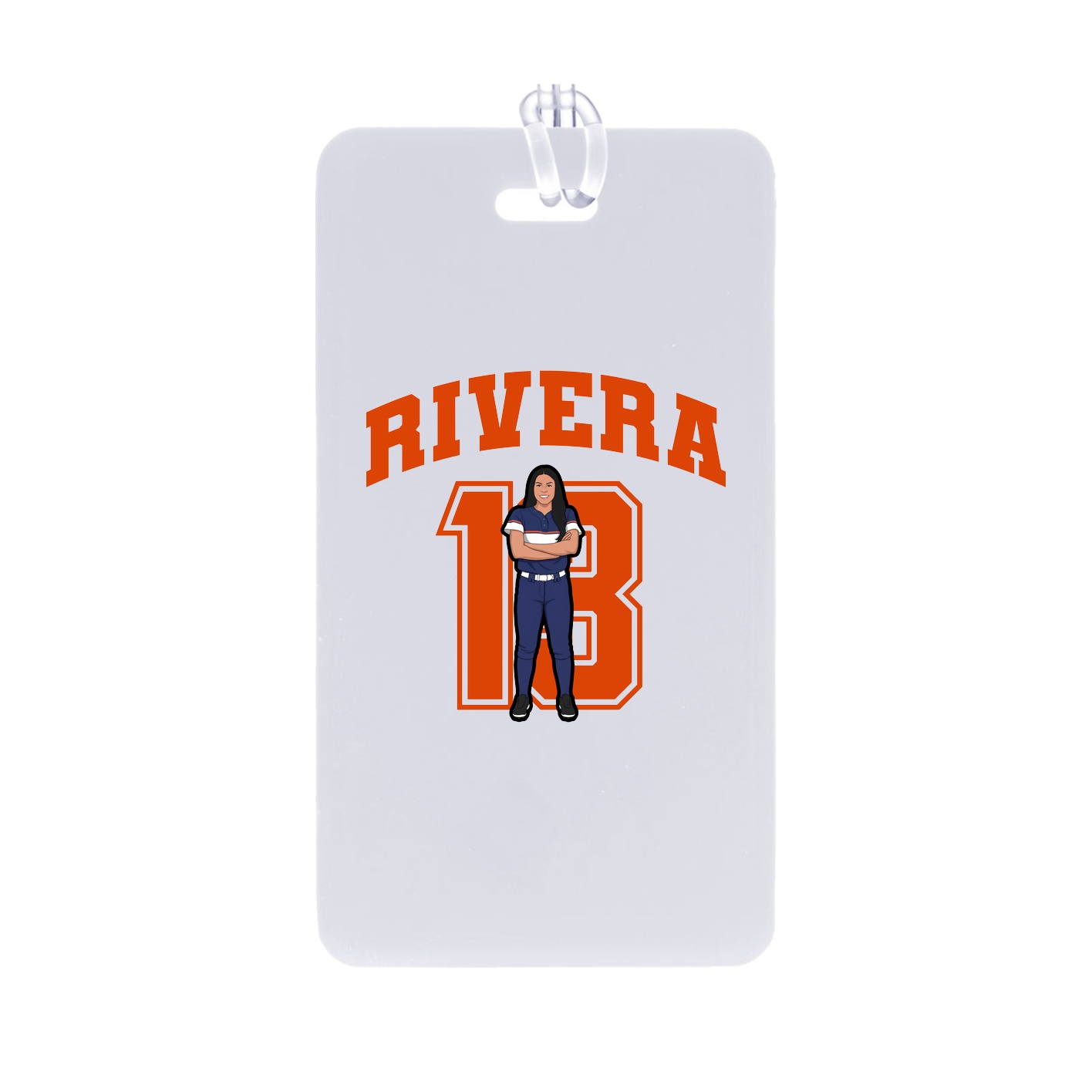 Bag Tag — Number in Classic