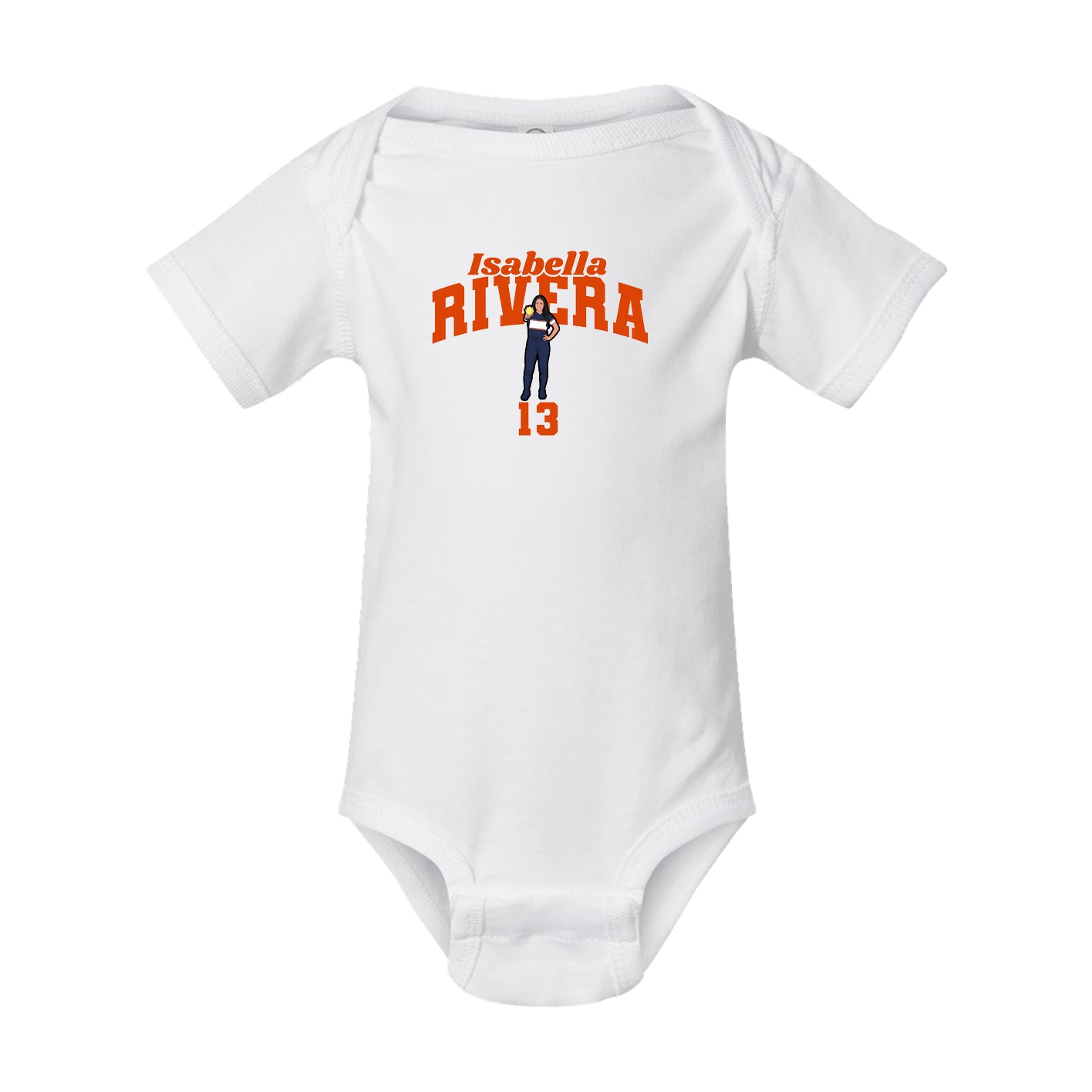 Baby Onesie — Signature Arch in White