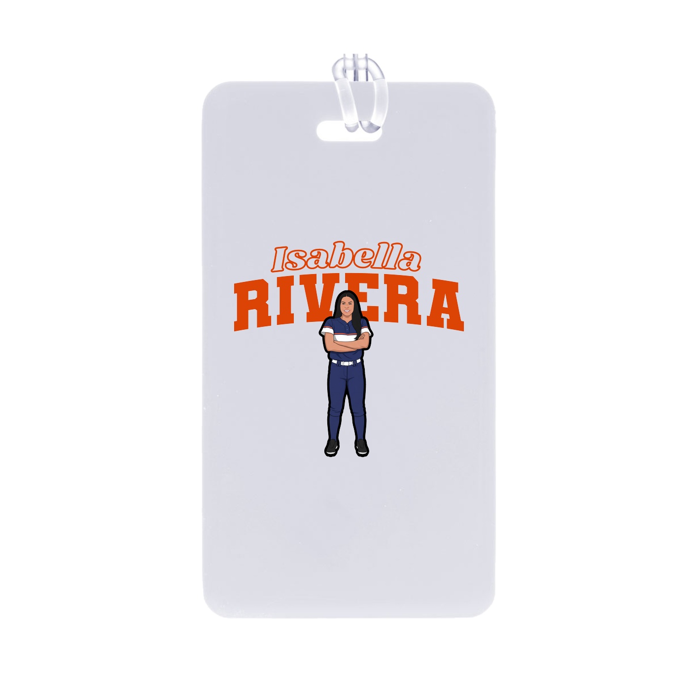 Bag Tag — Name Arch in Classic